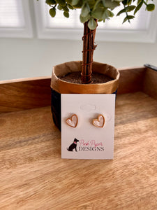 Mini Heart Stud Earrings