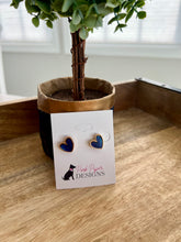 Load image into Gallery viewer, Mini Heart Stud Earrings
