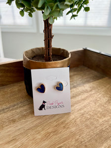 Mini Heart Stud Earrings