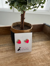 Load image into Gallery viewer, Mini Heart Stud Earrings
