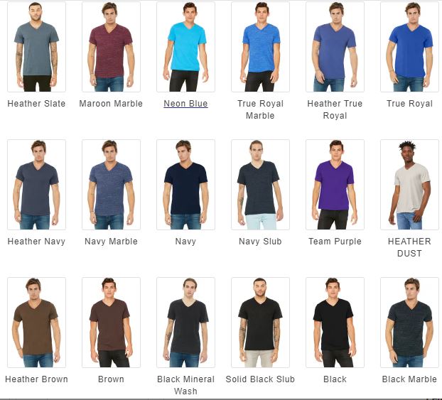 Extra Charge V-Neck T-Shirt + $2.00